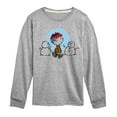 thumbnail image 1 of Peanuts - Rerun Winter - Toddler & Youth Long Sleeve Graphic T-Shirt, 1 of 5