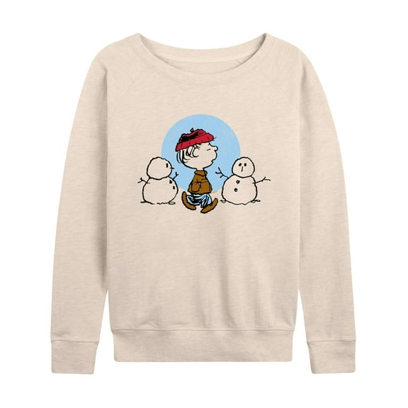 Peanuts - Rerun Winter - Women's Lightweight French Terry Long Sleeve Shirt