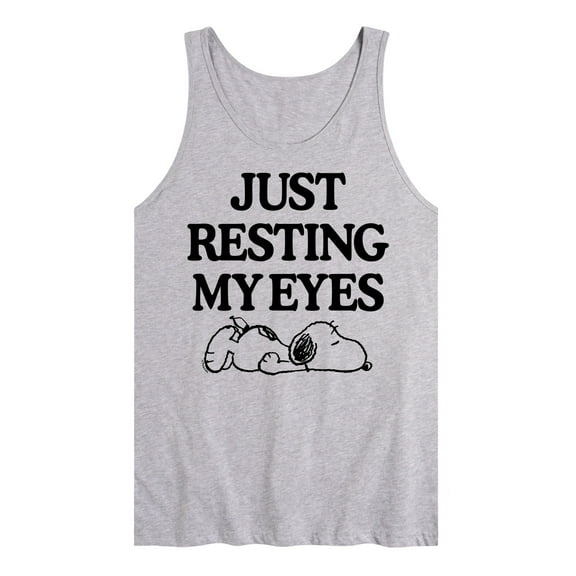 Peanuts - Resting My Eyes Snoopy - Men's Jersey Tank Top