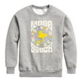 thumbnail image 1 of Peanuts - Retro Floral Woodstock - Toddler & Youth Crewneck Fleece Sweatshirt, 1 of 6
