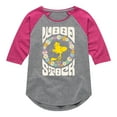 thumbnail image 1 of Peanuts - Retro Floral Woodstock - Toddler & Youth Girls Raglan Graphic T-Shirt, 1 of 5