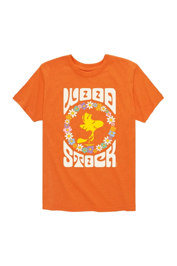 - Retro Floral Woodstock - Toddler & Youth Short Sleeve Graphic T-Shirt