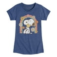 thumbnail image 1 of Peanuts - Retro Flower Rainbow  - Toddler And Youth Girls Short Sleeve Graphic T-Shirt, 1 of 6
