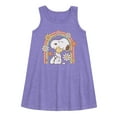 thumbnail image 1 of Peanuts - Retro Flower Rainbow  - Toddler and Youth Girls A-line Dress, 1 of 5