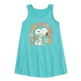 thumbnail image 1 of Peanuts - Retro Flower Rainbow  - Toddler and Youth Girls A-line Dress, 1 of 5