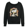 thumbnail image 1 of Peanuts - Retro Flower Rainbow - Women's Lightweight French Terry Long Sleeve Shirt, 1 of 6