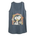 thumbnail image 1 of Peanuts - Retro Flower Rainbow - Women's Racerback Tank Top, 1 of 5