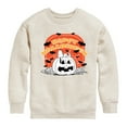 thumbnail image 1 of Peanuts - Retro Halloween - Toddler & Youth Crewneck Fleece Sweatshirt, 1 of 6