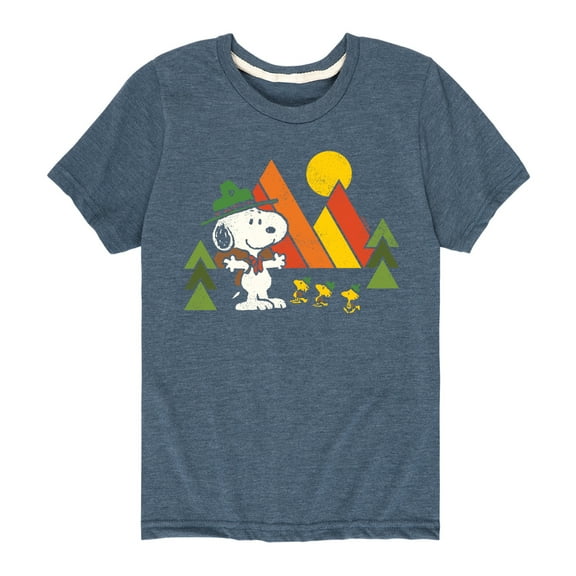 Peanuts - Retro Trailblazers - Toddler & Youth Short Sleeve Graphic T-Shirt