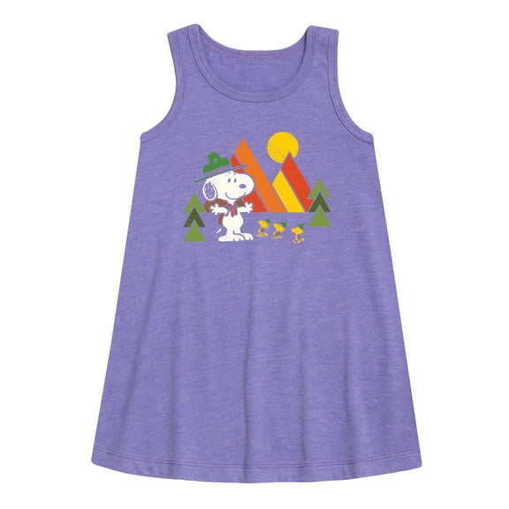 Peanuts - Retro Trailblazers - Toddler and Youth Girls A-line Dress