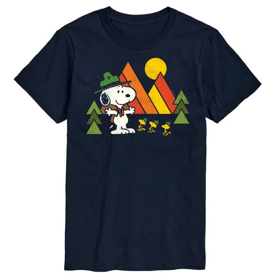 Peanuts - Retro Trailbrazers - Men's Short Sleeve Graphic T-Shirt