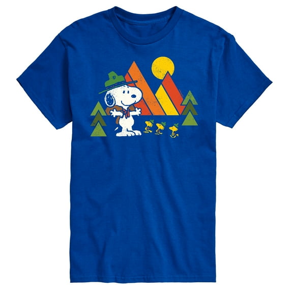Peanuts - Retro Trailbrazers - Men's Short Sleeve Graphic T-Shirt