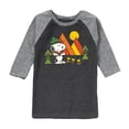 thumbnail image 1 of Peanuts - Retro Trailbrazers - Toddler And Youth Raglan Graphic T-Shirt, 1 of 7