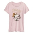 thumbnail image 1 of Peanuts - Ride Em Cowboy - Women's Short Sleeve Graphic T-Shirt, 1 of 4