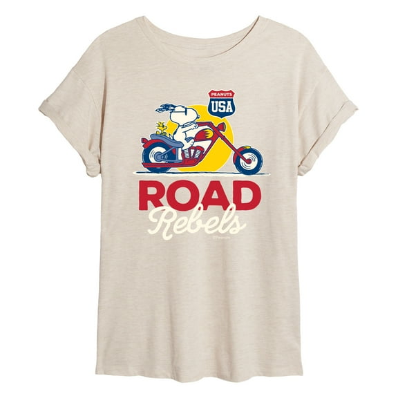 Peanuts - Road Rebels - Women's Oversized T-Shirt
