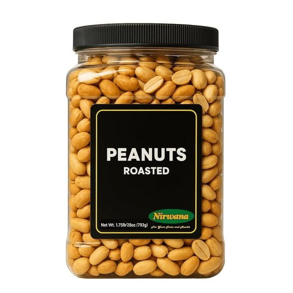 Peanuts Roasted – Jar – Ready-to-Eat Snack and Pantry Ingredient