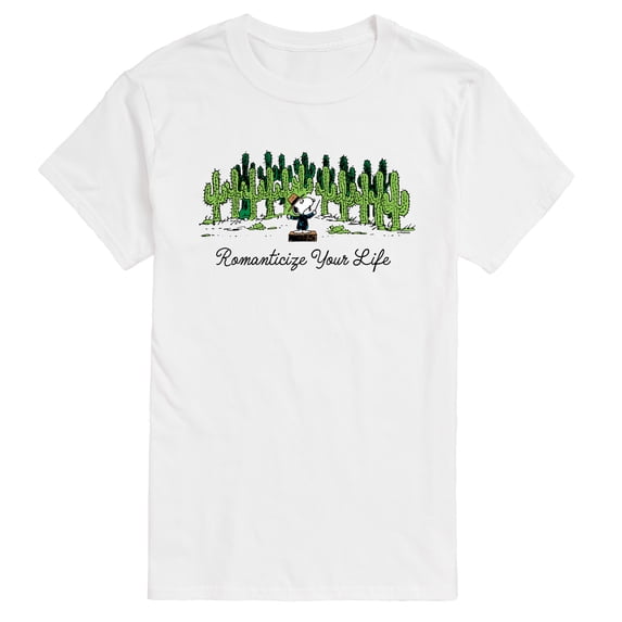 Peanuts - Romanticize Life - Men's Short Sleeve Graphic T-Shirt
