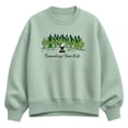 thumbnail image 1 of Peanuts - Romanticize Life Oversized Fleece Crew Sweatshirt, 1 of 4