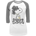 thumbnail image 1 of Peanuts - S-N-Double O-P-Y Juniors Raglan - Medium, 1 of 1