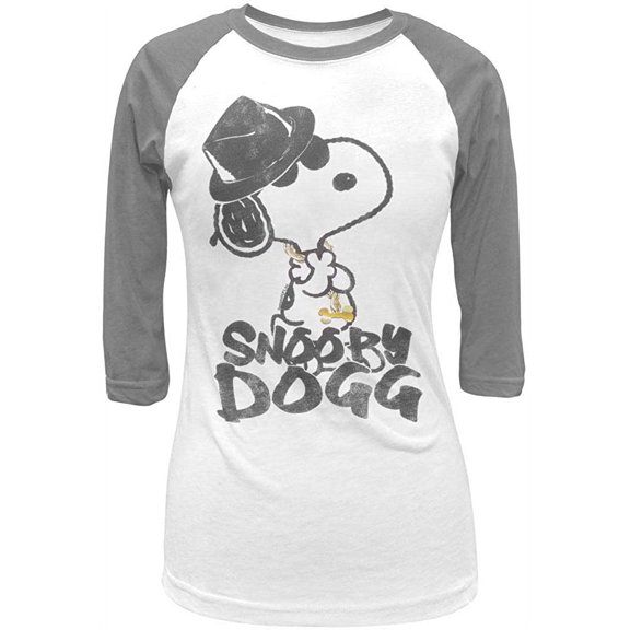 Peanuts - S-N-Double O-P-Y Juniors Raglan - Medium