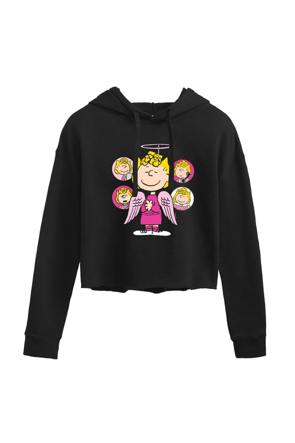 - Sally Angel - Juniors Cropped Pullover Hoodie
