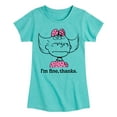 thumbnail image 1 of Peanuts - Sally Fine Thanks - Toddler & Youth Girls Short Sleeve Graphic T-Shirt, 1 of 6