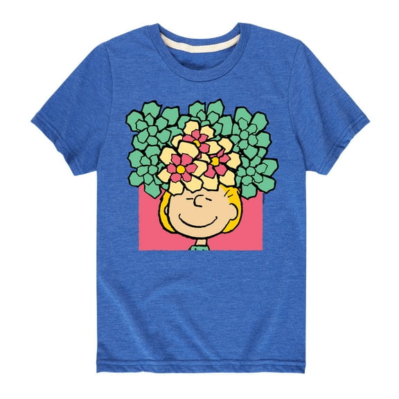 Peanuts - Sally Flowers - Toddler And Youth Short Sleeve Graphic T-Shirt