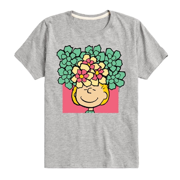 Peanuts - Sally Flowers - Toddler And Youth Short Sleeve Graphic T-Shirt