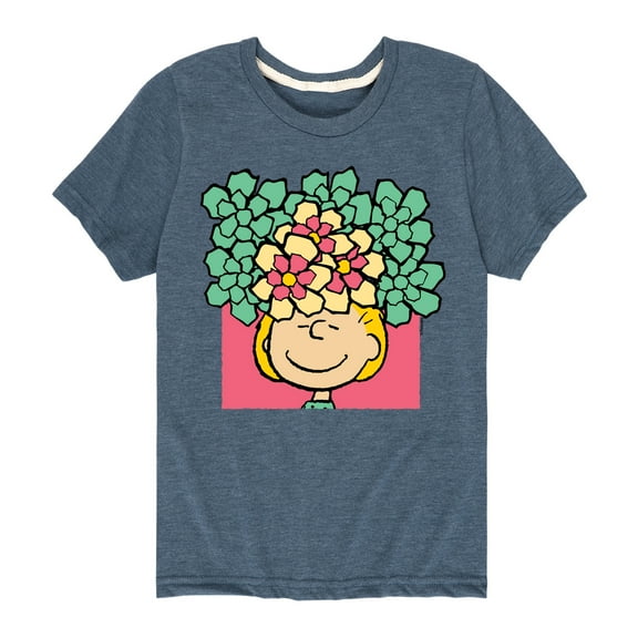 Peanuts - Sally Flowers - Toddler And Youth Short Sleeve Graphic T-Shirt