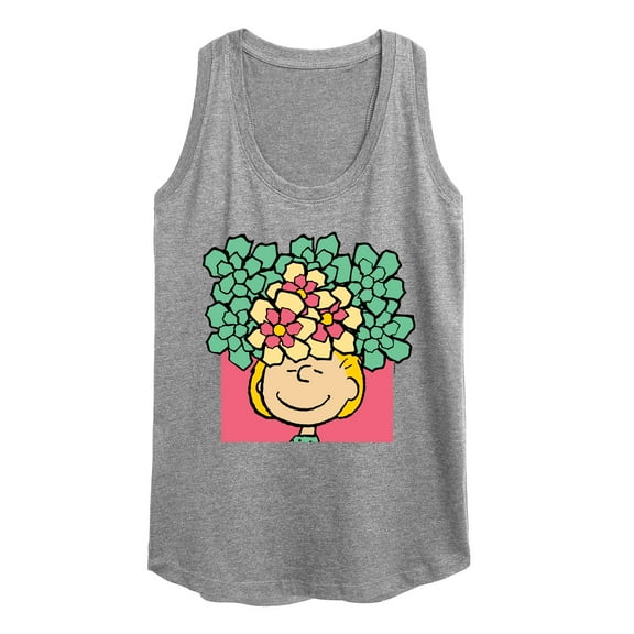 Peanuts - Sally Flowers - Women's Racerback Tank Top