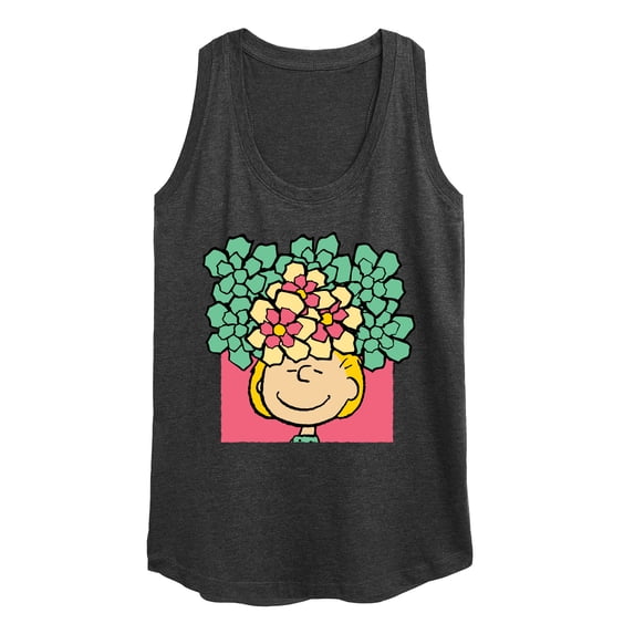 Peanuts - Sally Flowers - Women's Racerback Tank Top