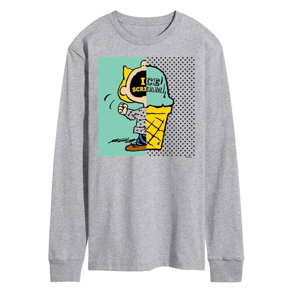 Peanuts - Sally Ice Cream Pink Garment - Men's Long Sleeve T-Shirt