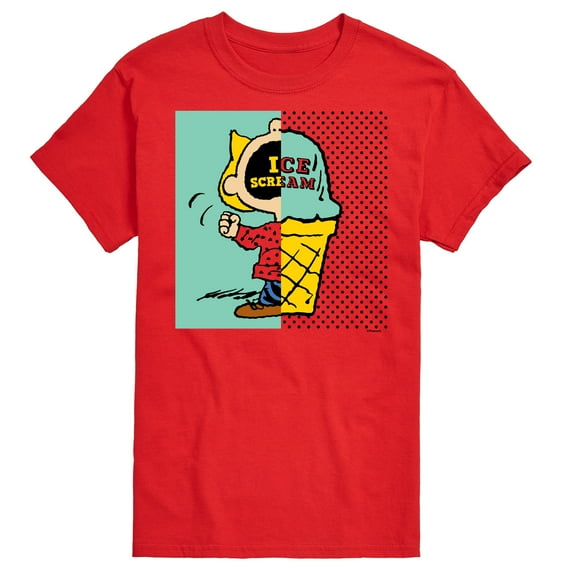 Peanuts - Sally Ice Cream Pink Garment - Men's Short Sleeve Graphic T-Shirt