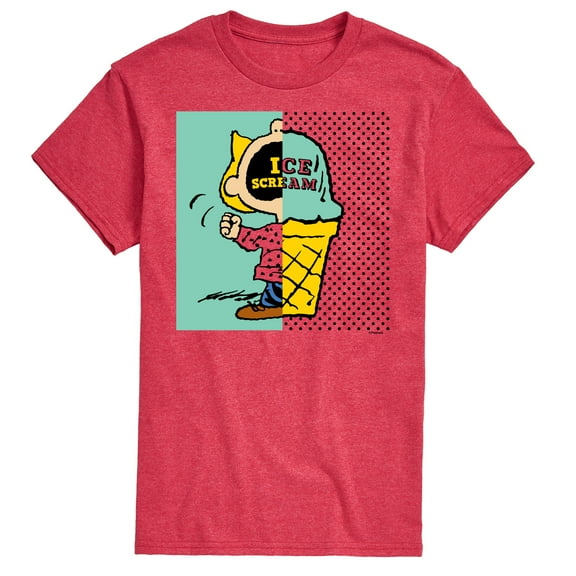 Peanuts - Sally Ice Cream Pink Garment - Men's Short Sleeve Graphic T-Shirt