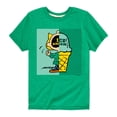 thumbnail image 1 of Peanuts - Sally Ice Cream Pink Garment - Toddler And Youth Short Sleeve Graphic T-Shirt, 1 of 5