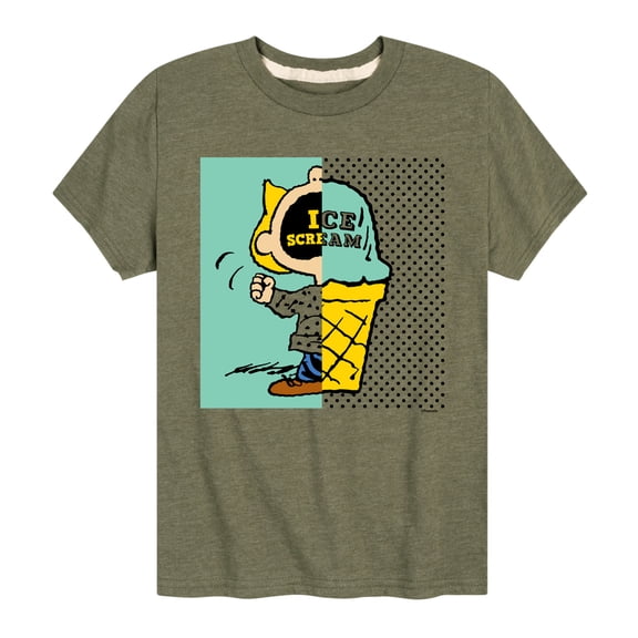 Peanuts - Sally Ice Cream Pink Garment - Toddler And Youth Short Sleeve Graphic T-Shirt