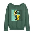 thumbnail image 1 of Peanuts - Sally Ice Cream - Women's Lightweight French Terry Long Sleeve Shirt, 1 of 5