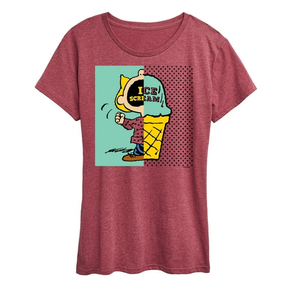 Peanuts - Sally Ice Cream - Women's Short Sleeve Graphic T-Shirt