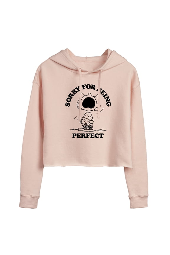 - Sally Perfect - Juniors Cropped Pullover Hoodie