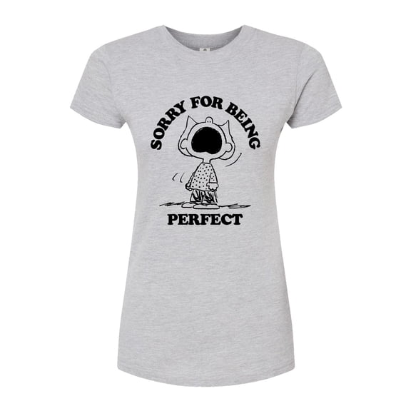 Peanuts - Sally Perfect - Juniors Fitted Graphic T-Shirt