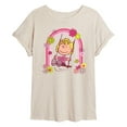 thumbnail image 1 of Peanuts - Sally Rainbow Swing - Women's Oversized T-Shirt, 1 of 6