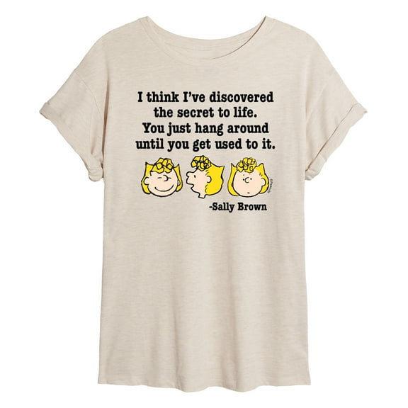 Peanuts - Sally Secret Of Life - Juniors Ideal T-Shirt
