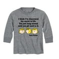 thumbnail image 1 of Peanuts - Sally Secret To Life - Toddler And Youth Long Sleeve Graphic T-Shirt, 1 of 6