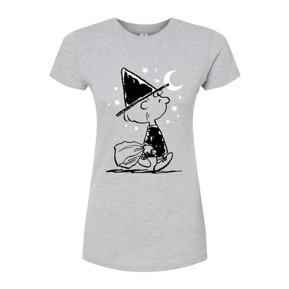 Peanuts - Sally Witch - Juniors Fitted Graphic T-Shirt