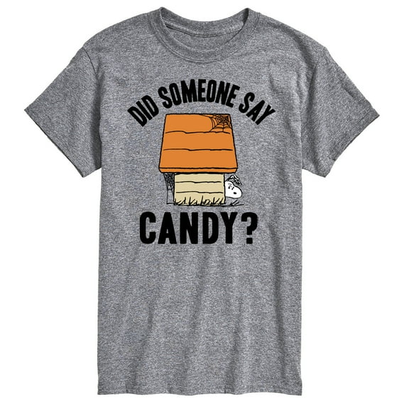 Peanuts - Say Candy Art - Men's Short Sleeve Graphic T-Shirt