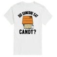 thumbnail image 1 of Peanuts - Say Candy Art - Men's Short Sleeve Graphic T-Shirt, 1 of 5