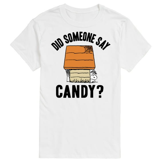 Peanuts - Say Candy Art - Men's Short Sleeve Graphic T-Shirt