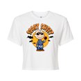 thumbnail image 1 of Peanuts - Scary Sweet - Juniors Cropped Cotton Blend T-Shirt, 1 of 6