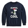 thumbnail image 1 of Peanuts - School Is Cool - Toddler And Youth Crewneck Fleece Sweatshirt, 1 of 5