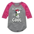 thumbnail image 1 of Peanuts - School is Cool - Toddler And Youth Girls Raglan Graphic T-Shirt, 1 of 6